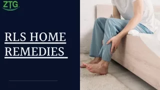 Alternative RLS home remedies at affordable prices