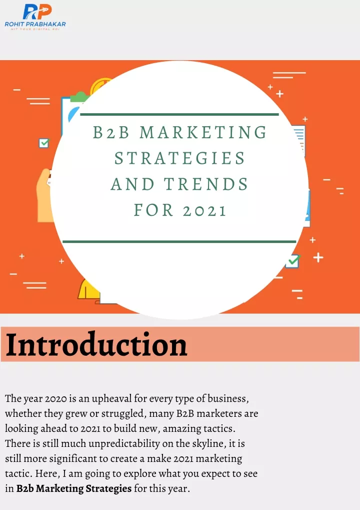 b2b marketing strategies and trends for 2021