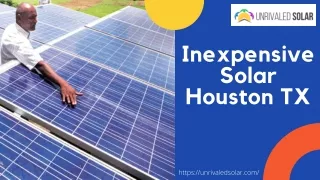 inexpensive solar houston tx