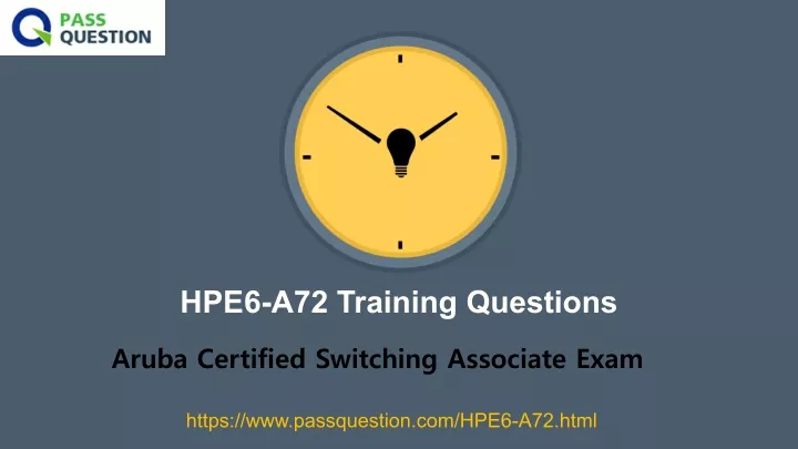 hpe6 a72 training questions