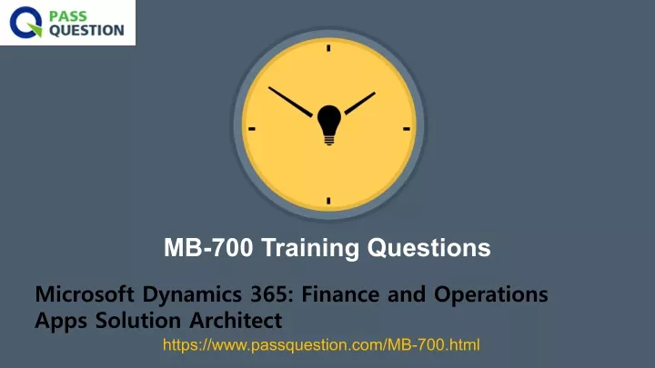 mb 700 training questions