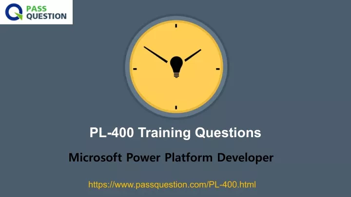 pl 400 training questions