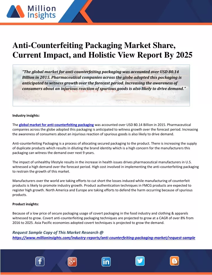 anti counterfeiting packaging market share