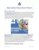 High Quality Polyurethane Thinner - slide 1