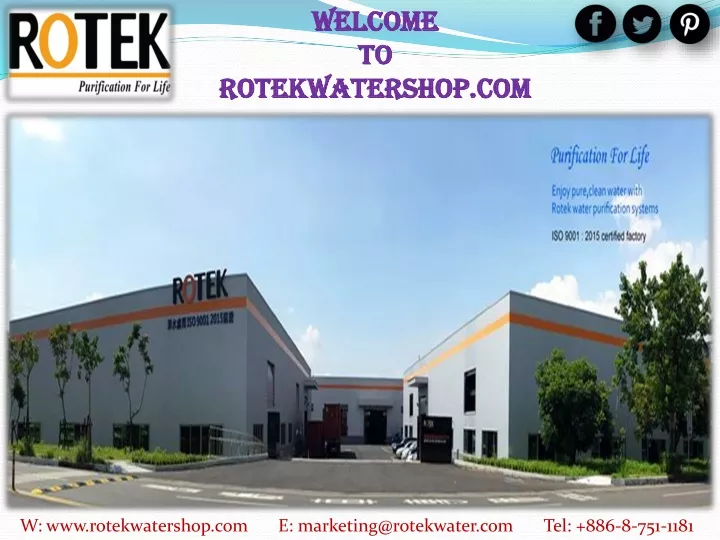 welcome to rotekwatershop com