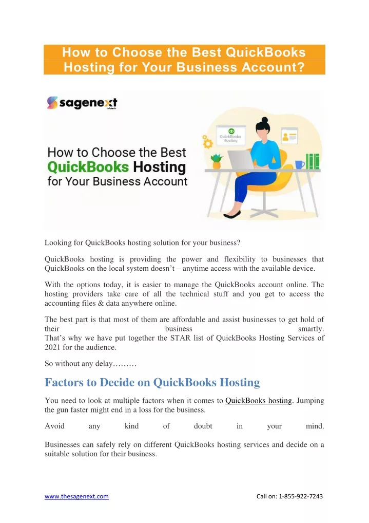 how to choose the best quickbooks hosting