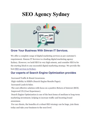 SEO Agency Sydney