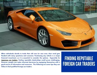 when individuals decide to trade their old cars