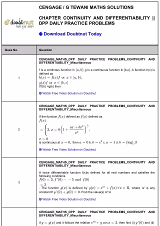cengage g tewani maths solutions