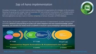 sap s4 hana implementation