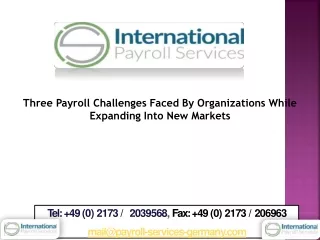 three payroll challenges faced by organizations