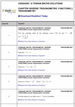 cengage g tewani maths solutions