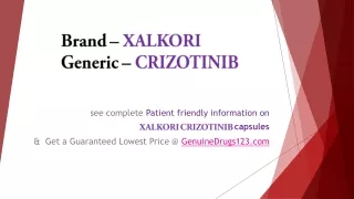 brand xalkori generic crizotinib