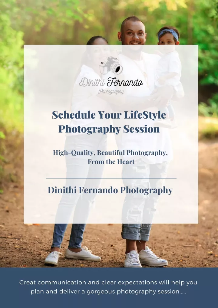 schedule your lifestyle photography session high