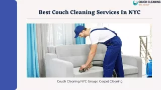 Professional Couch Cleaning NYC Services