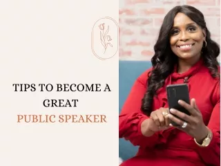 Effective Tips To Be A Great Public Speaker | Shannon Jackson
