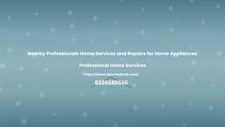 nearby professionals home services and repairs
