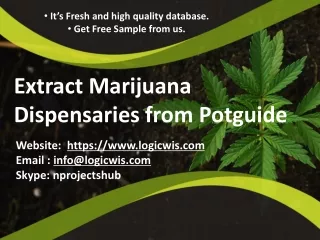 extract marijuana dispensaries from potguide