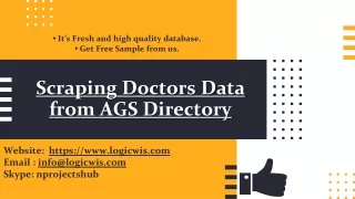 scraping doctors data from ags directory