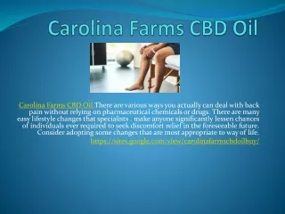 Carolina Farms CBD Oil