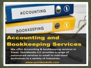 Accounting and Bookkeeping in Texas