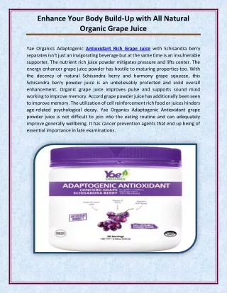 enhance your body build up with all natural