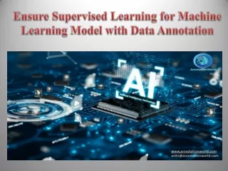 Ensure Supervised Learning for Machine Learning Model with Data Annotation