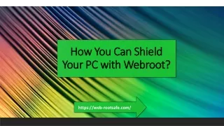how you can shield your pc with webroot