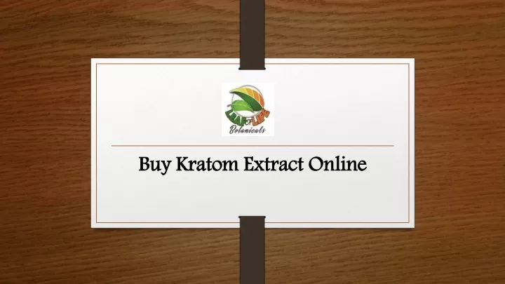 buy kratom extract online