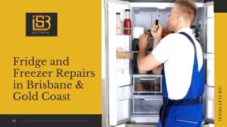 Fridge and Freezer Repairs in Brisbane & Gold Coast