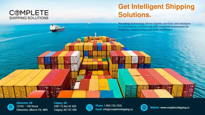 get intelligent shipping solutions