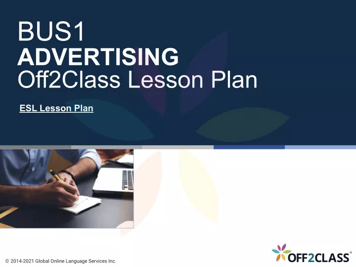 bus1 advertising off2class lesson plan esl lesson