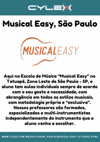 MUSICAL EASY AULAS DE MÚSICA