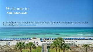 welcome to pcb rental condo