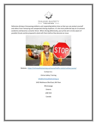 defensive driving is foreseeing problems