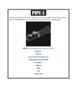 get the best fumo pipe on one click pipeee
