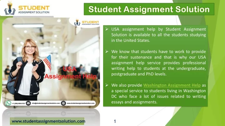 usa assignment help by student assignment
