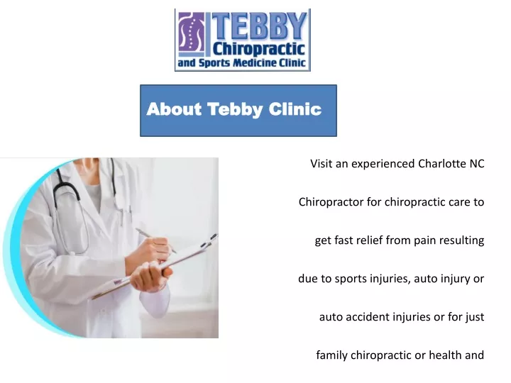 about tebby clinic