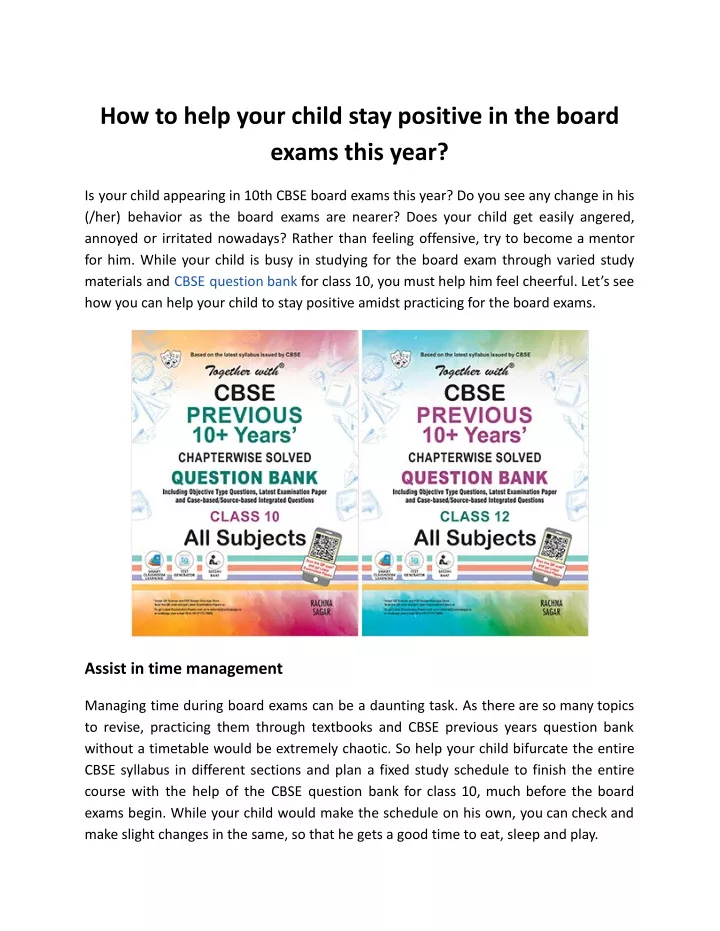 how to help your child stay positive in the board
