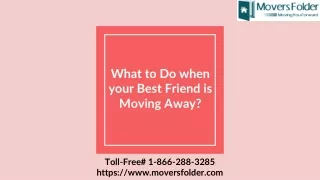 what to do when your best friend is moving away