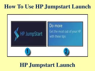 how to use hp jumpstart launch