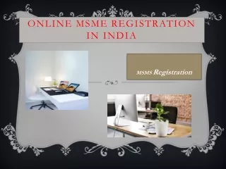 Online MSME Registration