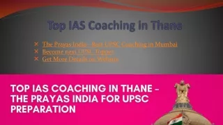 Best IAS coaching Institutes in Thane