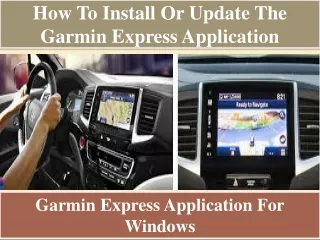 How To Install Or Update The Garmin Express Application
