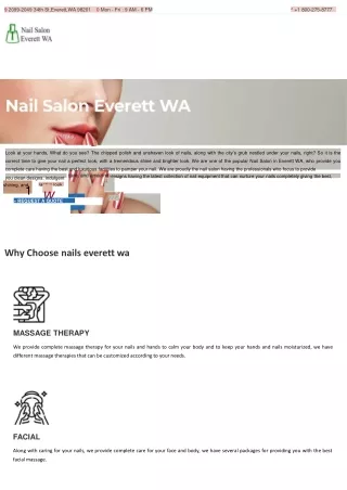 nail salon everett wa