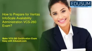 how to prepare for veritas infoscale availability