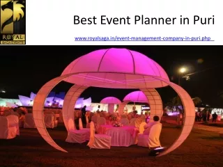 Best Event Planner in Puri