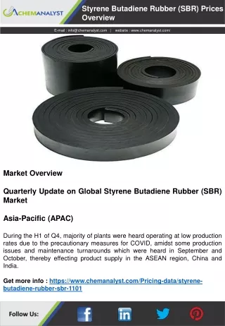 styrene butadiene rubber sbr prices overview