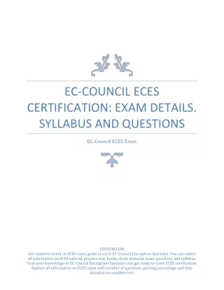 ec council eces certification exam details