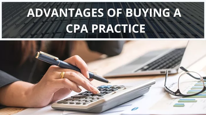 advantages of buying a cpa practice